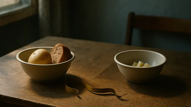Două boluri și bandă de măsură scurtată, golul de pensie